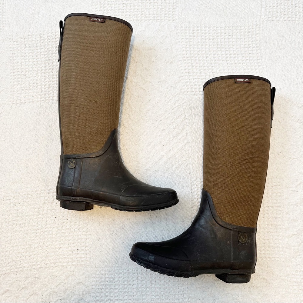 Brown Hunter Boots Vintage Size 7/7.5